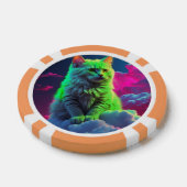 Lucky Poker Chips for Cat Lovers (Enkel)