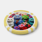 Lucky Poker Chips for Cat Lovers (Enkel)