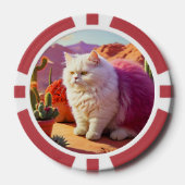 Lucky Poker Chips for Cat Lovers (Voorkant)
