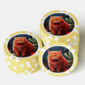 Lucky Poker Chips for Cat Lovers (Opstapeling)