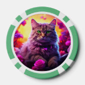 Lucky Poker Chips for Cat Lovers (Achterkant)