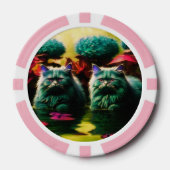 Lucky Poker Chips for Cat Lovers (Voorkant)
