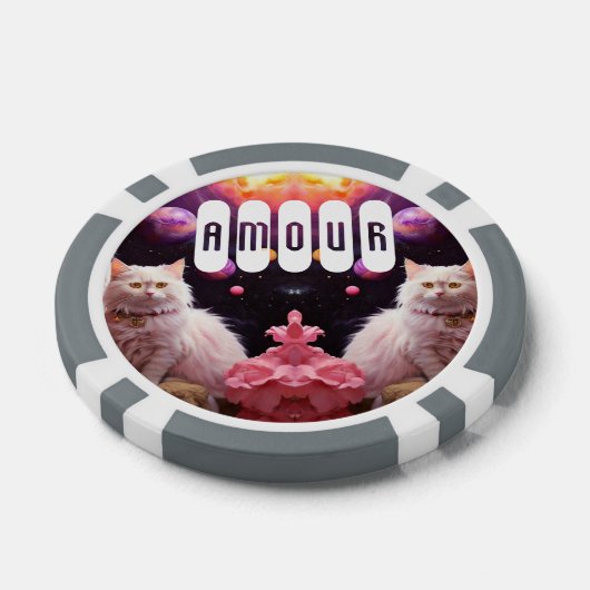 Lucky Poker Chips for Cat Lovers (Enkel)