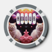 Lucky Poker Chips for Cat Lovers (Achterkant)