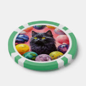 Lucky Poker Chips for Cat Lovers (Enkel)