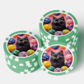 Lucky Poker Chips for Cat Lovers (Opstapeling)