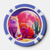 Lucky Poker Chips for Cat Lovers (Achterkant)