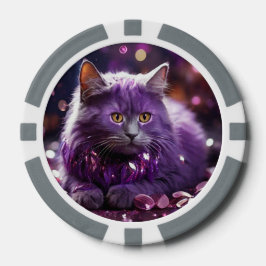 Lucky Poker Chips voor Cat Lovers