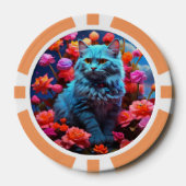 Lucky Poker Chips voor Cat Lovers (Voorkant)