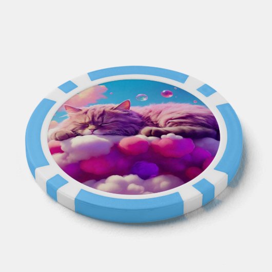 Lucky Poker Chips voor Cat Lovers (Enkel)