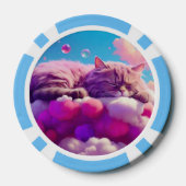 Lucky Poker Chips voor Cat Lovers (Achterkant)