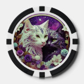 Lucky Poker Chips voor Cat Lovers (Voorkant)
