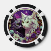 Lucky Poker Chips voor Cat Lovers (Achterkant)