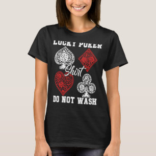 Lucky Poker Kaart Speler Casino Gokken T-shirt