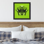 Lucky Poker Skull Canvas Afdruk (Insitu (Slaapkamer))