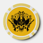 Lucky Poker Skull Chips (Achterkant)