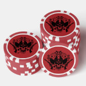 Lucky Poker Skull Chips (Opstapeling)
