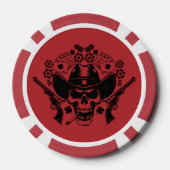 Lucky Poker Skull Chips (Achterkant)