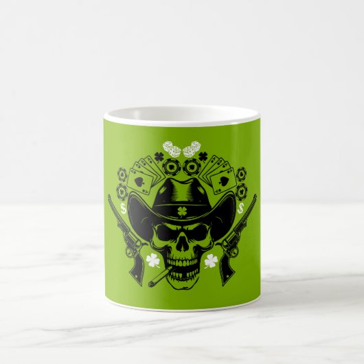Lucky Poker Skull Magische Mok (Center)