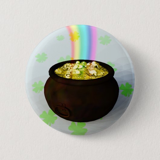 Lucky Pot of Gold Button (Voorkant)