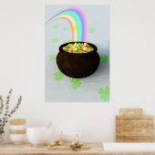 Lucky Pot of Gold Poster (Keuken)