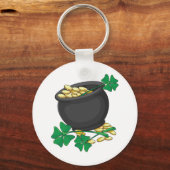 Lucky Pot of Gold Sleutelhanger (Achterkant)