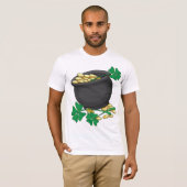 Lucky Pot van Goud Mannen T-Shirt (Voorkant volledig)
