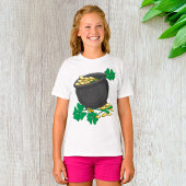 Lucky Pot van Goud Meisjes T-Shirt