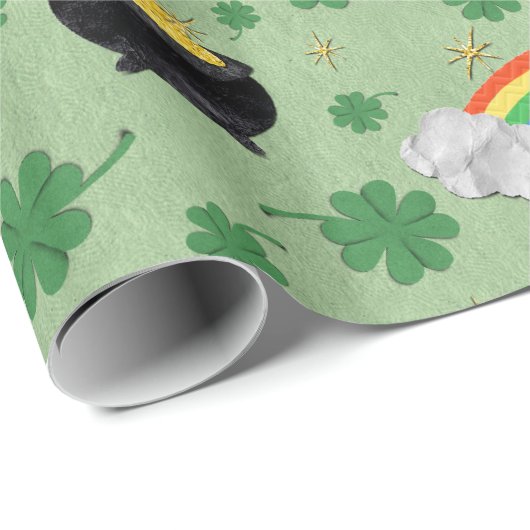 Lucky potten goud cadeaupapier (Rol Hoek)