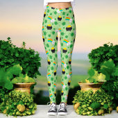 Lucky potten goud leggings