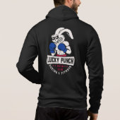 Lucky Punch Boxing - banner blue Hoodie (Achterkant)
