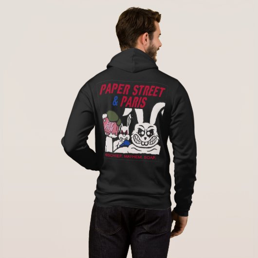 Lucky Punch Boxing Tri-Blend T-shirt (Achterkant volledig)