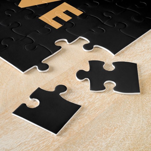 Lucky Pup met Klaver - St. Patrick's Day Gift Legpuzzel (Zijkant)