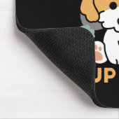 Lucky Pup met Klaver - St. Patrick's Day Gift Muismat (Hoek)