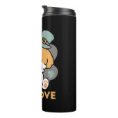 Lucky Pup met Klaver - St. Patrick's Day Gift Thermosbeker (Geroteerd rechts)