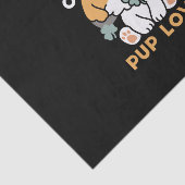 Lucky Pup met Klaver - St. Patrick's Day Gift Tissuepapier (Detail)