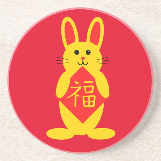 Lucky Rabbit #1 Onderzetter (Voorkant)