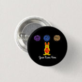 Lucky Rabbit #2 Button (Voorkant /achterkant)