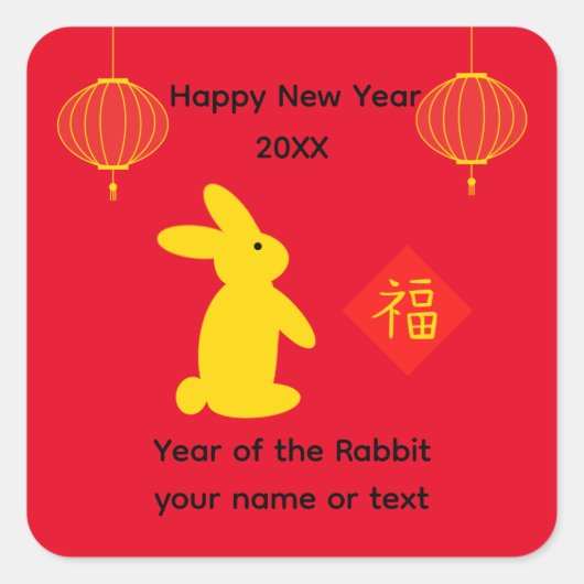 Lucky Rabbit #4 Sticker (Voorkant)