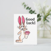 Lucky Rabbit Briefkaart (Staand voorkant)