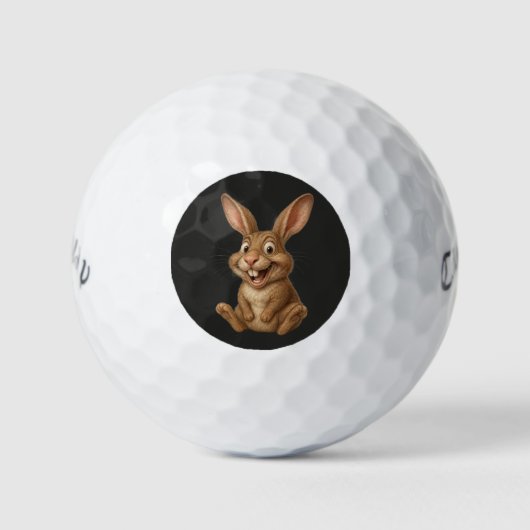 Lucky Rabbit Callaway Warbird Golf Balls Golfballen (Voorkant)