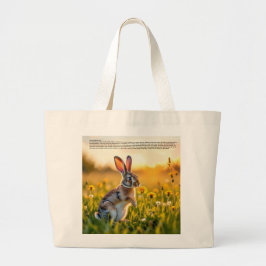 Lucky Rabbit Foot Grote Tote Bag