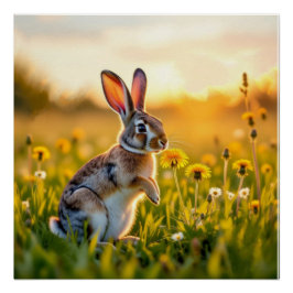 Lucky Rabbit Foot Perfect Poster