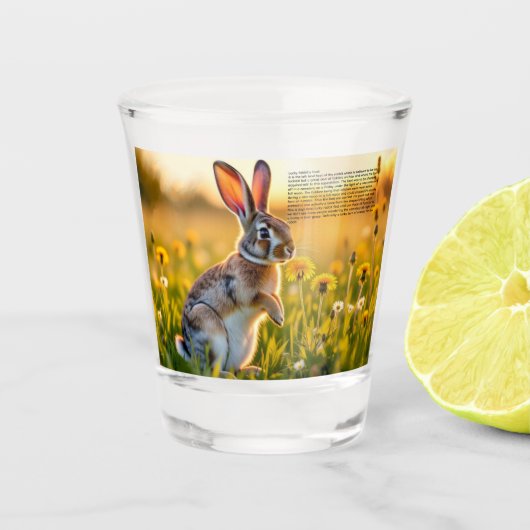 Lucky Rabbit Foot Shot Glas (Voorkant)