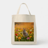 Lucky Rabbit Foot Tote Bag (Achterkant)