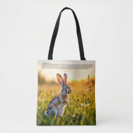 Lucky Rabbit Foot Tote Bag