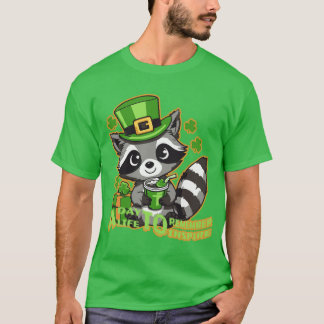 Lucky Raccoon - St Patrick's Day T-shirt