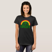 Lucky Rainbow Cool St Patrick's Day Irish Celebrat T-shirt (Voorkant volledig)