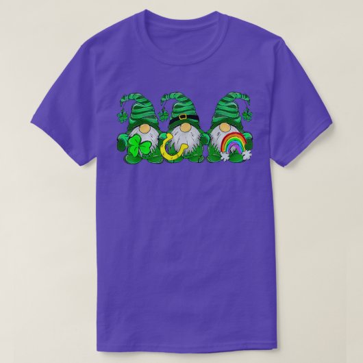 Lucky Rainbow Gnome Happy St Patrick's Day Kinder T-shirt (Design voorkant)