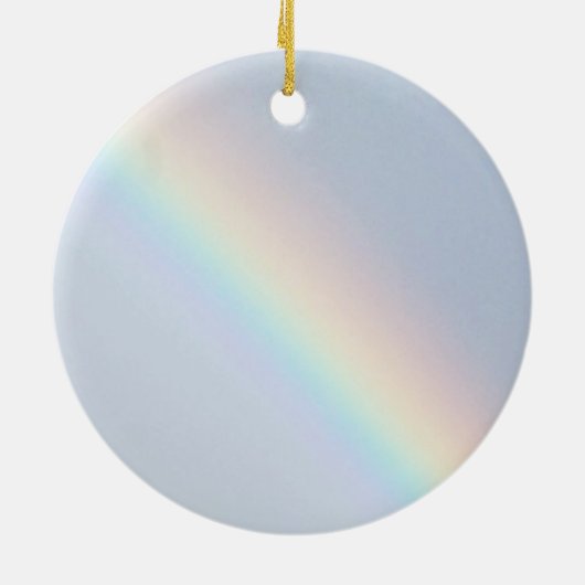 Lucky Rainbow Keramisch Ornament (Achterkant)